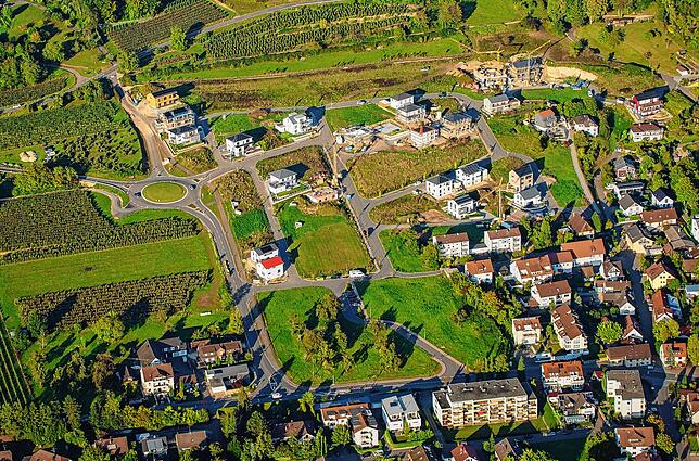 Das Neubaugebiet Haiden im Oktober 2020.