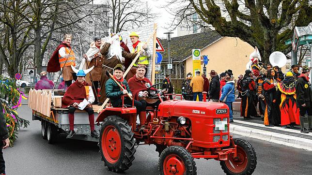 Der Rathaussturm – wie hier an der Fasnet 2024 – in Gottmadingen wird dieses Jahr nicht stattfinden.