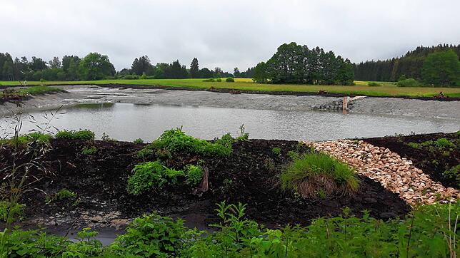 Der Heinz-Sielmann-Weiher im Naturschutzgebiet &bdquo;Ruhestetter Ried&ldquo; wurde von der Architektenkammer Baden-Württemberg mit dem ...