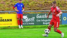 Zweifacher Torschütze: Nico Reichardt traf doppelt beim 4:1 des FC Schlüchttal gegen den FC Hochrhein und führt zumindest bis Samstag ...