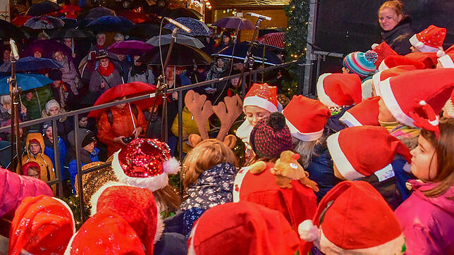 Halbzeit auf dem Villinger Weihnachtsmarkt.
