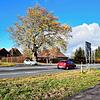 Auf dieser Seite der B34 ist ein Radweg, auf der anderen nicht. Radfahrer müssten die vielbefahrene Bundesstraße überqueren, um zum ...