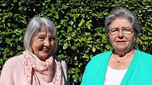 „Der Mensch braucht den Menschen“, sind sich Renate Geiger (links) und Hildegard Sasse sicher. Ihr Besuchsprojekt gegen Einsamkeit heißt ...
