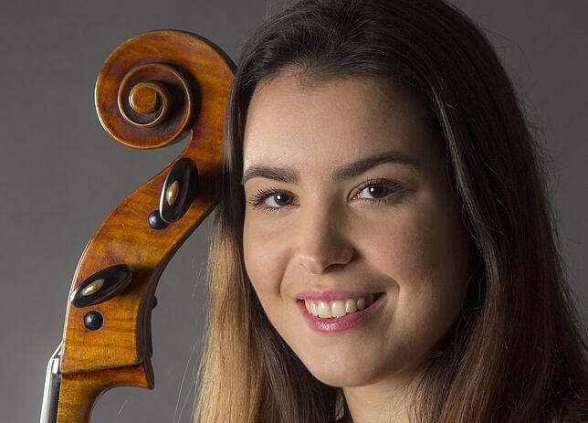 Natalia Dauer aus Bad Säckingen, junge Cellistin und Initiatorin des Festivals „Junge Klassik“ in Laufenburg.