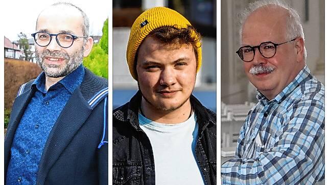 Armin Noppenberger (von links), Theo Schenkel und Ralf Klein bekennen sich zu ihrer sexuellen Identität &ndash; möglichen Konsequenzen ...