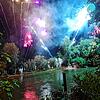 Das Feuerwerk mit Musik lässt auch das Inseli erstrahlen.