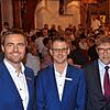 Die Hauptverantwortlichen der Volksbank Wutöschingen-Klettgau (von links): Günter Dörflinger (Vorstand), Bernd Kübler (Vorstand), Georg ...