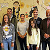Die Klassenvertreter der Realschule haben Schulsprecher und Verbindungslehrer gewählt: Von links Madeleine Weber, Lorena Hensler, Jonas ...