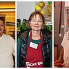 Bäckermeister Friedrich Straub (links), Bioladen-Inhaberin Angela Hoppe und Metzgermeister Hans Peter Rieckmann.