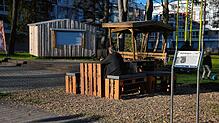 Der Imbiss im Bad Dürrheimer Hindenburgpark hat jetzt einen Pachtvertrag über fünf Jahre erhalten. Foto: Michael Kräuter