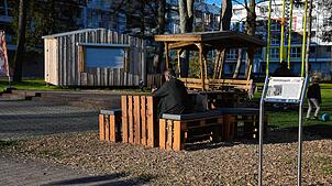 Der Imbiss im Bad Dürrheimer Hindenburgpark hat jetzt einen Pachtvertrag über fünf Jahre erhalten. Foto: Michael Kräuter