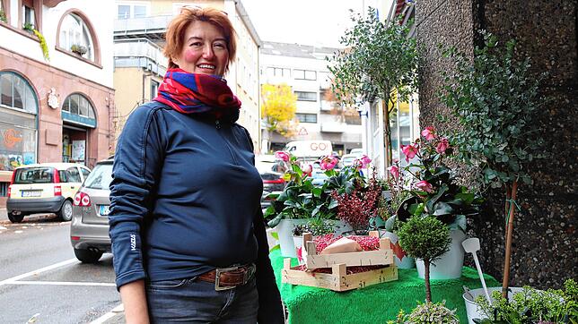 Blumenhändlerin Christa Schrenk ist nach eigenen Angaben zuletzt öfter Opfer von Diebstahl geworden.