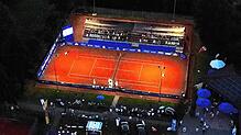 Seit 2024 neu bei den Überlingen Open auf dem Gelände des TC Aktbirnau: Flutlichtspiele. Diese möchte Organisator Markus Dufner weiter ...
