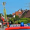 Die Markdorfer Feuerwehr bei ihrem Einsatz in der Oberen Gallusstraße. Im vergangenen Jahr und in den ersten neun Monaten dieses Jahres ...