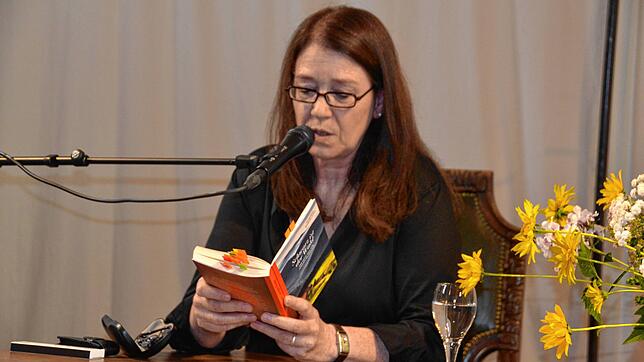 Claudia Bardelang bei ihrer Lesung in Menzenschwand.