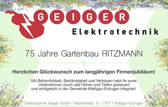 Bild 8: 75 Jahre Gartenbau Ritzmann: Handwerksbetrieb in der dritten Generation