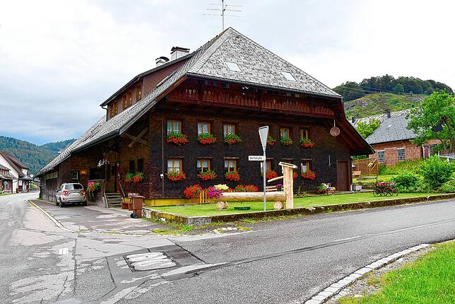 Ein Schwarzwaldhaus in Bernau Hof.