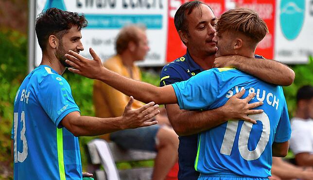 Freude über Lehmann-Tore: In der vergangenen Saison war Brooklyn Lehmann schon bester Torschütze des SV Buch und auch in der neuen ...