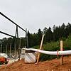 Schweizweit einzigartiges Projekt am Bözberg: Am Gäbihübel kommen 380 Tonnen Kabel in den Bodenrg, hier wird beim Übergangswerk wird das ...