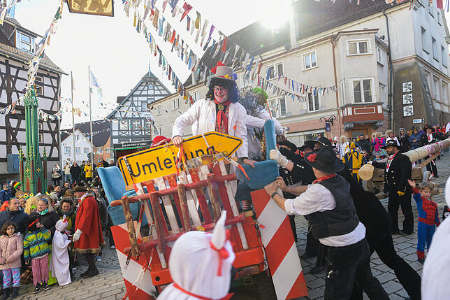 Bild 22: Bilder vom Schmotzigen Dunnschdig in Meßkirch