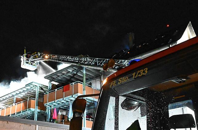 Bild 6: Stockach: Brand in Mehrfamilienhaus in der Radolfzeller Straße - Bilder!