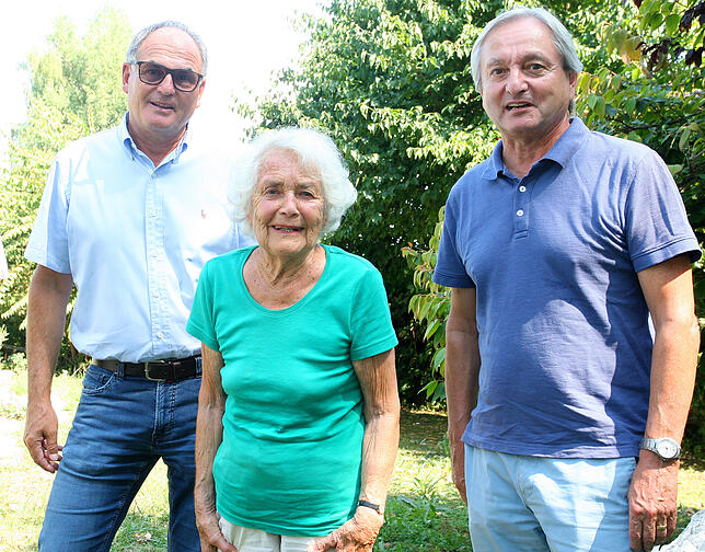 Sie ziehen an einem Strang, damit die Litzelstetter einen weiteren Seezugang bekommen (von links): Ortsvorsteher Wolfgang Gensle, ...