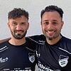 Berkay Cakici (links) und Fatih Avci bleiben für eine weitere Saison die Trainer bei der SG Kirchen-Hausen.
