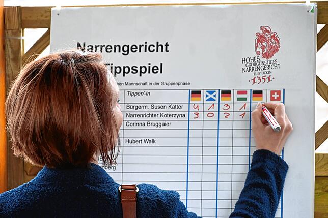 Bild 12: Bilder der Eröffnung des Schweizer Feiertags 2024 mit dem Fassanstich der neuen Bürgermeisterin