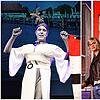 Die Imperia hatte bei den Narrenspiegeln am letzten Januarwochenende gleich zwei Auftritte: in Singen (linkes Bild, Simon Götz) und in ...