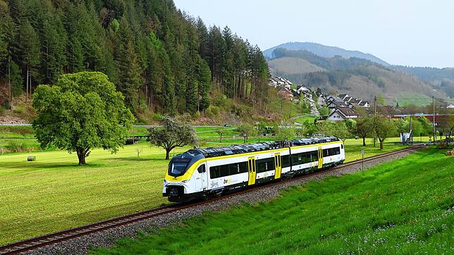 Dank Batteriezügen kann auch die Zukunft der Wutachtalbahn bald elektrisch sein, wie hier in der Ortenau.
