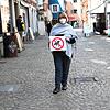 Pinkel-Verbot: Der Stadtmarketingverein Pro Bad Säckingen mit der Vorsitzenden Elisabeth Vogt, appelliert an die Hundebesitzer, in der ...