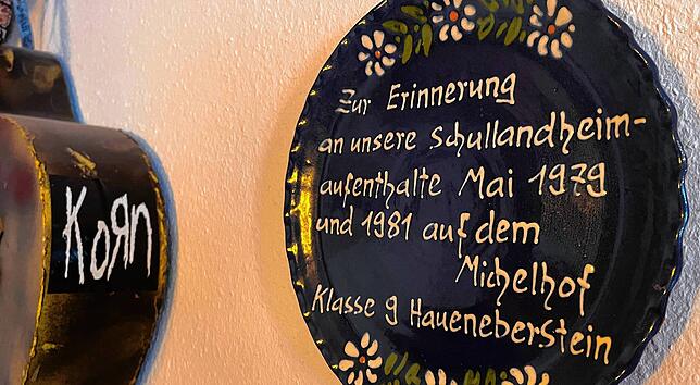 Andenken an längst vergangene Zeiten: Viele Jahre lang war der Michelhof ein Landschulheim.