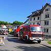 Ein Brand in der Donaueschinger Straße in Bonndorf löst am Freitag einen Großeinsatz der Feuerwehr aus. In dem Gebäude ist auch der ...
