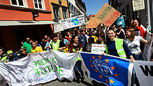 Die Konstanzer Fridays-for-Future-Bewegung, hier bei einer ihrer Demos Ende Mai 2019, unterstützt eine Neuausrichtung des Seenachtfests.