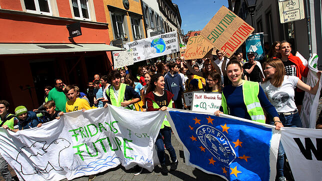 Die Konstanzer Fridays-for-Future-Bewegung, hier bei einer ihrer Demos Ende Mai 2019, unterstützt eine Neuausrichtung des Seenachtfests.