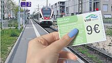 Noch ist nicht klar, wie das Neun-Euro-Ticket aussehen wird, wir stellen es uns ungefähr so vor. Es wird dann auch für den Seehas ...