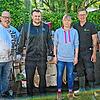 Über Pfingsten im Einsatz im Saarland (von links): Salvatore Buck, Dieter Jakob, Marion Jakob, Theodor Huber und Markus Wagner.
