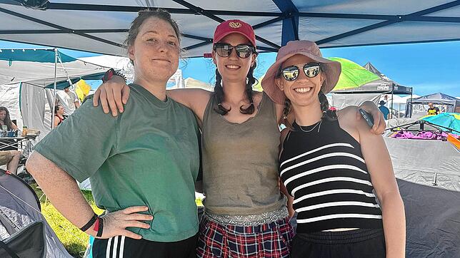 Buket Köseogullari (32), Anna Neff (22) und Veronika Papst (22) haben einen Geheimtipp: Maultaschen.