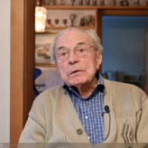 Erich Meyer aus Stadenhausen berichtete von polnischen Zwangsarbeitern auf dem familiären landwirtschaftlichen Betrieb.