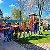 Die Personalsituation in Kindergärten bereitet den Bürgermeistern große Sorgen. Unser Archivbild zeigt Kinder im Walder Kindergarten ...