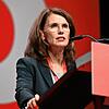 Rita Schwarzelühr-Sutter ist auch stellvertretende Landesvorsitzende der SPD-Baden-Württemberg. Hier spricht sie beim Landesparteitag ...