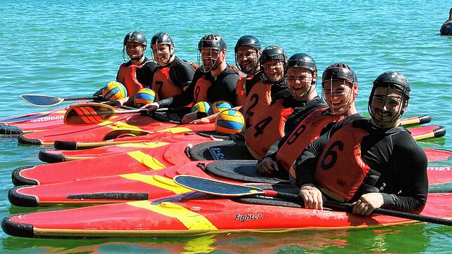 Das Radolfzeller Kanupolo-Team im Jahr 2019.
