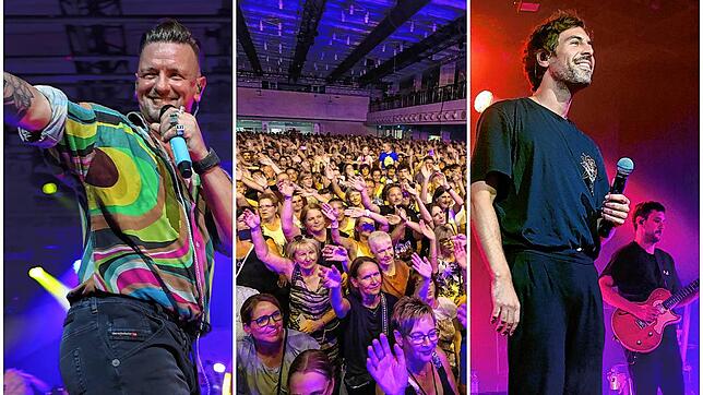 Ben Zucker und Max Giesinger beim fünften und letzten Milchwerk Musik Festival.