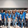 Ein Teil der Villinger Drittliga-Volleyballmannschaft eine Woche vor der Saisonpremiere (von links): Ilse Maiwald , Harry Senk , Lisa ...