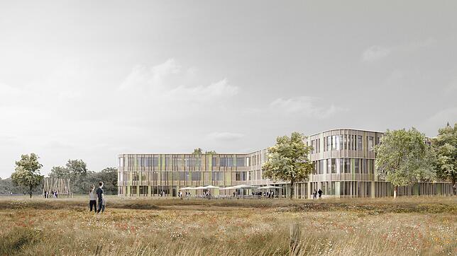 So soll die neue Gottmadinger Schule im Bereich Rielasinger Straße/Namenloser Weg aussehen und nach den Plänen im Sommer 2021 eröffnet ...