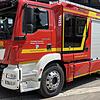 Die Feuerwehr eilt am Montag zu einem Brandalarm an der Villinger Carl-Orff-Schule. Die Lage ist zunächst diffus. Unser Foto zeigt ein ...