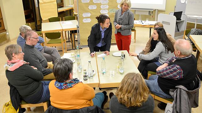 Auch beim fünften Themenforum Werte, Kultur und Teilhabe zur Erstellung eines Konzepts für Integration und Teilhabe kamen rund 15 ...