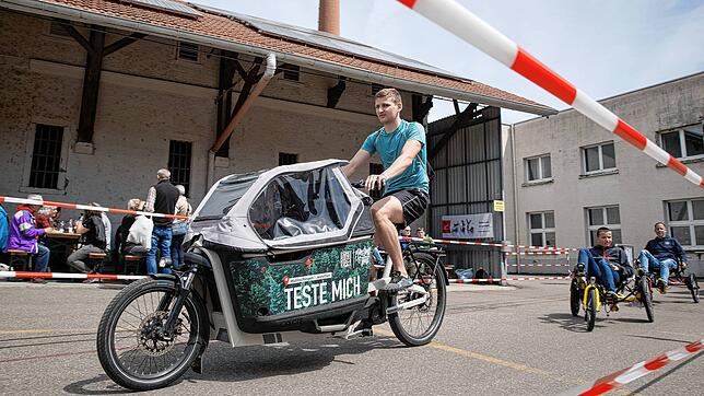 Die Teststrecke wurde im vergangenen Jahr ausgiebig genutzt. Mit den 300 Testrädern fuhren die Besucher fast 10.000 Kilometer auf dem ...