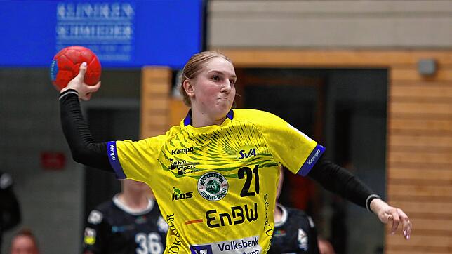 Greta Rinkeviciute war mit 13 Treffern im ersten Spiel der neuen Saison die erfolgreichste Werferin beim SV Allensbach.
