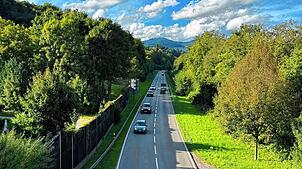1,5 Kilometer Umgehungsstraße brachten der Wehrer Innenstadt vor 25 Jahren die erhoffte Entlastung.